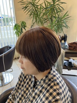 美容室べっぴん屋 ピュアクラブ 横手店(Pure club) ショートボブ