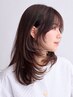 似合わせカット＋白髪ぼかしカラー＋トリートメントで艶髪へ￥18700→