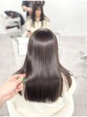 髪質改善トリートメント×オリーブベージュ