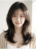 ボブヘアシースルーマッシュハンサムショートタッセルボブ卒業式