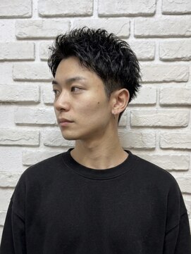 ビランチェ 池袋(bilancia) ツーブロック刈り上げショートアクティブショートアップバング