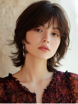 ロッソ 越谷店(Rosso)&nbsp;大人抜け感。外ハネマッシュウルフ