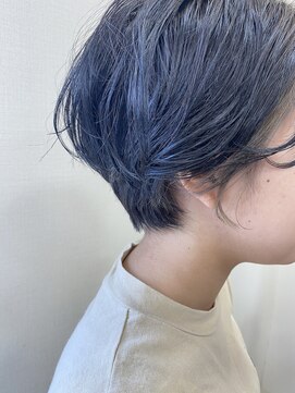 ハンズクラン(HANDS CLAN) ショート×ネイビーカラー