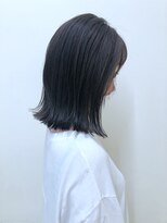 ヘアーポケット リタ(HAIR POCKET ritta) 切りっぱなしロブ　×  暗髪