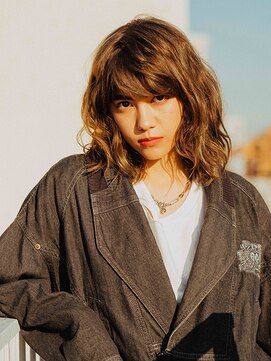 ナウラ(Naurra) ゆるウェーブミディ/20代/30代/40代/倉敷水島