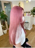 【habitt】ピンク/ロングヘアー