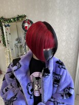 ヘアスタジオ アルス 御池店(hair Studio A.R.S)&nbsp;ド派手ツートンカラー