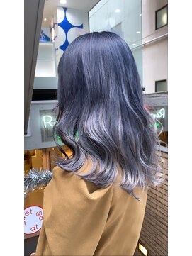 ラフ 難波店(LAFF) #黒髪#ボブルフ#ネビージュ#小顔#ワンレン