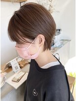 アーブル ヘアーアンドメイク(ARBRE) ハンサムショートベージュカラー