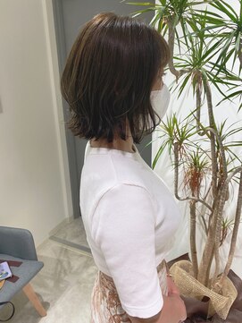 フレームプラス 御堂筋難波店(FRAME +) 外はねボブ×オリーブ