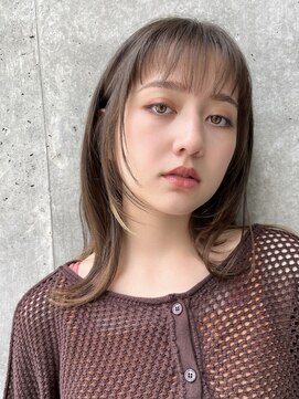 ユアーズ ヘア 恵比寿本店(youres hair) 抜け感可愛い可愛いレイヤーミディアム