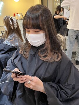 サロンドミルク 溝の口店(salon de MiLK) 20代30代40代/インナーカラー/レイヤーカット［溝の口］
