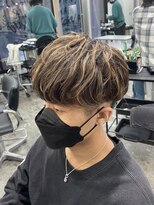 メンズヘアトーキョー 原宿(MEN'S HAIR TOKYO)&nbsp;【ハイライトマッシュ】ツーブロック/ナチュラルマッシュ