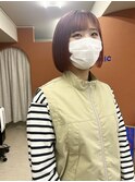 ニュアンスカラー×チェリーブラウン