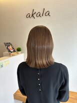 アカラ ヘアー akala hair ミルクティーカラー