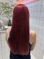 ロンドルーチェ 心斎橋(Lond luce)&nbsp;ダークアッシュ/ミディアムレイヤーカット［髪質改善/縮毛矯正］