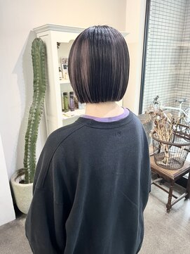 デヴェロペ(Devellope.) 【Devellope.】千葉担当 ボブ ハイライト ピンクベージュ