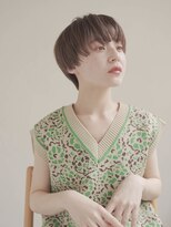 ムク 甲府(muku.)&nbsp;前髪/小顔に見せるヘア/ココアベージュ/オリーブグレー[甲府駅]