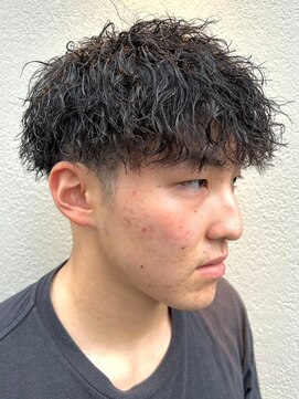 メンズココ 清澄白河店(MENS COCO) ツイストスパイラルパーマ波巻きスパイラルパーマツーブロック