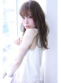 【LiL'西宮】ルーズウェーブ_セミロング_アッシュグレージュ★