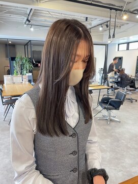 ナンバー(number+) 20代30代ブリーチなし透明感グレージュ