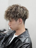 スラッシュ(SLASH)&nbsp;短髪/ハイライト/ツイストスパイラル/メンズパーマ/姫路