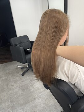 ラフ 難波店(LAFF) #黒髪#ボブルフ#ネビージュ#小顔#ワンレン