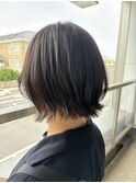 レイヤーボブ×インナーカラー