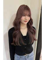 リト(riTo)&nbsp;20代暗めカラーデザインカラーロングオリーブグレージュベージュ