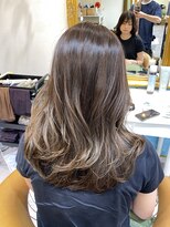 ロンドアベニール 北千住(Lond avenir)&nbsp;レイヤーカット　ブリーチなし　髪質改善　こなれミディ　前髪