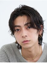 レタッチ バイ フィフス 天神大名(RETOUCH by fifth)&nbsp;シャドウパーマスパイラルパーマツーブロックメンズパーマ束感