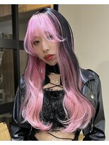 ラキングキョウト(LA KING KYOTO)&nbsp;10代20代30代ピンクハイトーンアンブレラカラー