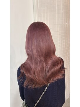 マドンナ ヘアー(madonna hair.) ピンクベージュカラー