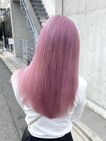 ブリーチダブルカラーホワイトカラーインナーカラー裾カラー艶髪