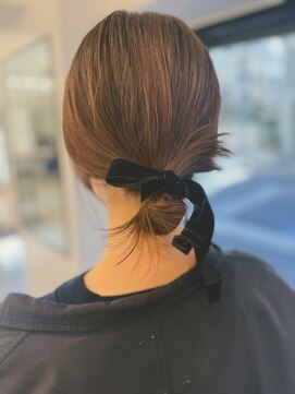 コットン(cotton) 簡単ベロアリボンアレンジ