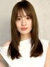 【NEW!艶髪】カット+やわらか透明感カラー+TOKIO（トキオ）トリートメント