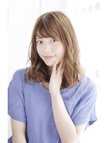 シュシュット(chouchoute)&nbsp;ミニウルフホワイトグレージュデジタルパーマチェリーブラウン12