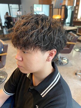 アイリーヘアデザイン(IRIE HAIR DESIGN) 【IRIE HAIR福岡】スパイラルパーマ×縦落ちパーマ