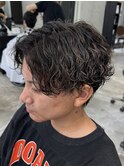 熊本メンズパーマ 波巻き ツイスパ MEN'S HAIR