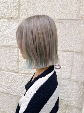 ハピネス 河原町店(Happiness) ハイトーンカラー　京都美容室　進詩織