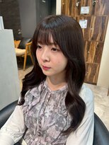 ヘアリゾート粋 トゥジュ 池袋東口店(tujuh)&nbsp;イルミナカラー/ナチュラルブラウン/ロングレイヤー