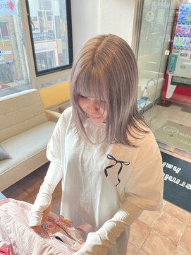 パーミル ヘア クマモト(permille ‰ hair Kumamoto) ホワイトベージュ×ミディアム×髪質改善