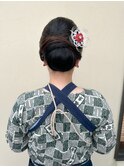 お祭りヘア