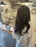 【紫外線で傷んだ髪に潤いを】カット＋カラー＋ラメラメトリートメント
