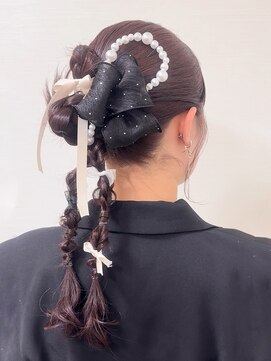 ビューイースト 亀戸 錦糸町(VIEW EAST) 【周りと被らない個性派ヘア】カチモリ 編みおろし/@view_ayamin