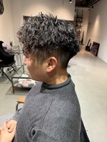 イズ(iss)&nbsp;メンズカット+ハードツイストスパイラルパーマ