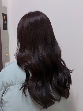 ザ トーン オオミヤ(the tone.oomiya) ダークレッド/ココアブラウン/韓国ヘア