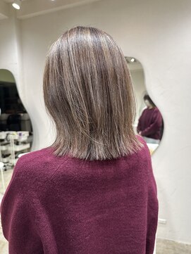 ハイライト/白髪ぼかし/ダブルカラー/氏川洸希/多摩センター