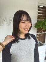 ジャガラ 千葉駅北口店(JAGARA)&nbsp;顔まわりレイヤー×暗髪ヘア【千葉駅・千葉】