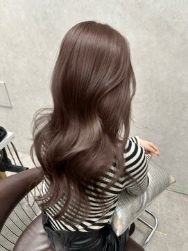 ロンド マーレ 天神大名店(Lond mare) 黒髪/オリーブグレー/小顔/ココアベージュ/レイヤーカット